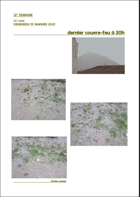 Elzevir - Journal de reconfinement - Semaine 12