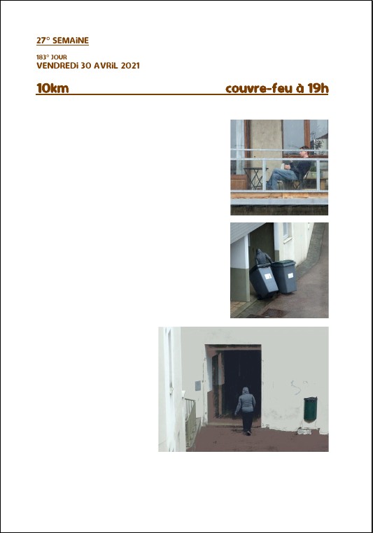 Elzevir - Journal de reconfinement - Semaine 27